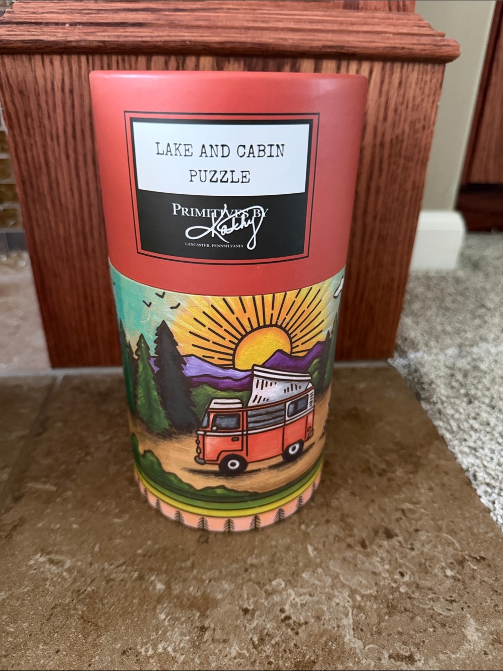 Lake and Cabin Puzzle
